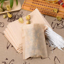 Empty Teabags String Heat Seal Filter Paper Loose Tea Bag 100 Pack 7x5cm