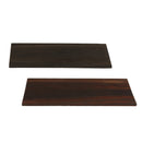 1 Piece Guitar Blackwood Headplate Veneer Headstock for Luthier Part Black