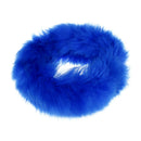 3Pcs/set Winter blue long wool warm plush car steering wheel handbrake coversJA_