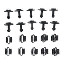 10 Set Under Engine Cover Fitting Screw+Body Clip Set For Audi A4L A5 Black