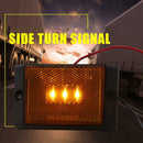 LED 12V Car Bus Truck Lorry Side Marker Light Indicator Lamp Amber Lens