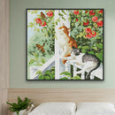 Cat Stamped Cross Stitch Kits Adults Beginners Handwork Set Bedroom Hotel Decor