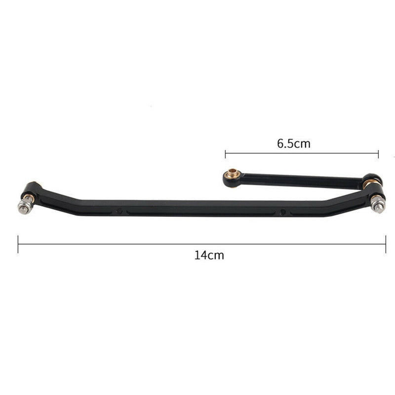 1:10 Steering Linkage Pull Rods Arm Bla Metal for Axial SCX10 RC Car Accs