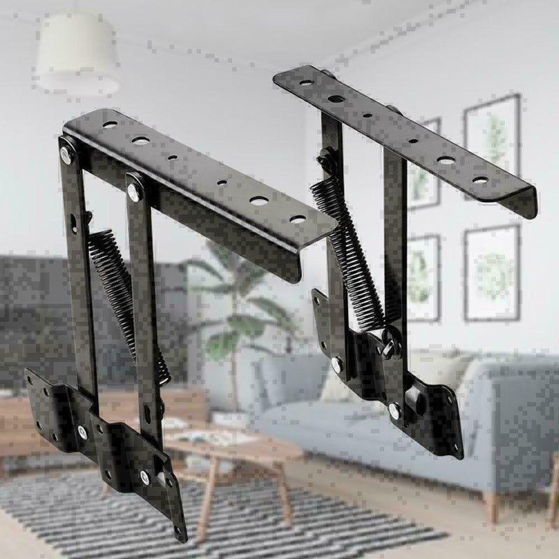 2pcs Steel Lift Up Coffee Table Mechanism Hardware Furniture Hinge Fitting E4R0