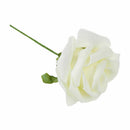 Ivory Artificial Foam Rose Bouquet 10 PE Floral Flowers Bridal Wedding Deco I4C8