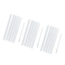 30 Pieces Reusable Hard Plastic Drinking Straws+3 Pieces Cleaning Brush Home