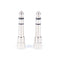 2Pcs 6.5mm male plug to 3.5mm female jack stereo headphone audio adapteES