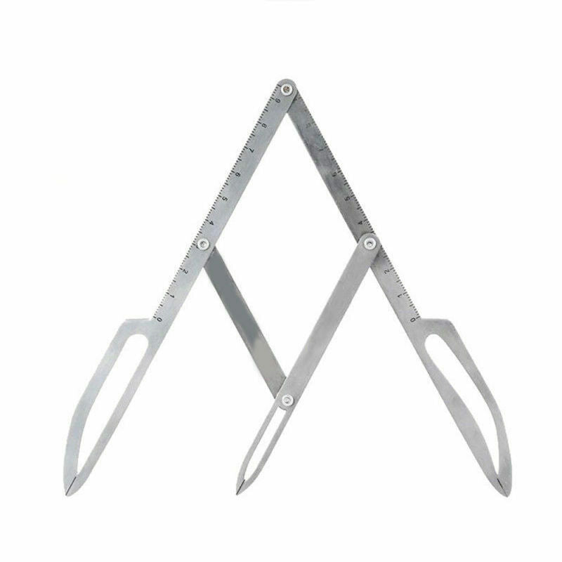 Stainless STEEL MICROBLADING CALIPERS - Golden Mean Ratio Ruler - Brow Stencil