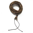 Fragrant Green Sandalwood 108x6mm Buddhist Prayer Bead Mala Necklace/Bracelet AU
