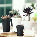 1pc Plastic Round Succulents Pots Flower Planter for Garden Decorat  OZ