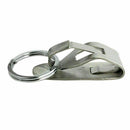 Stainless Steel Keychain Quick Release Belt Holder Hanger Clip Key Ring G3R P9E5
