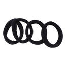 8 Pcs Black Stretchy Band Hair Tie Holder Ponytail Holder