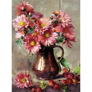 5D DIY Full Round Drill Diamond Painting Flowers Art Embroidery Kits (B921)