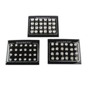 12 Pairs Women Men Crystal Magnetic Clip On Ear Stud Earring No Piercing 5mm