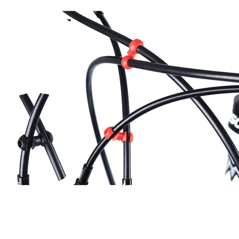 10Pcs Plastic Bike Cable Rotating S-Hook, Bicycle 4 & 5mm Housing Connector +