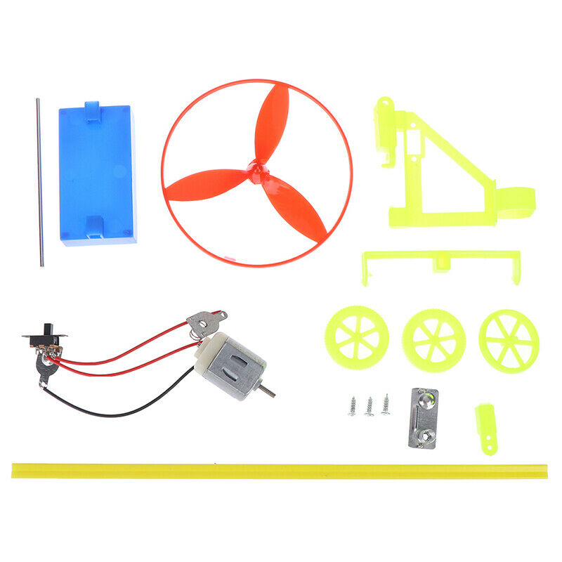 Fun physics experiment Air driving power racing car DIY educational kit kid ME