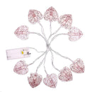 10LED Heart Clip Fairy String Light Wedding Party Holiday Decorative Lamp