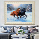 5D Diamond Painting Full Drill Kits Rhinestone Picture Art Decor-30x20cm-Horse