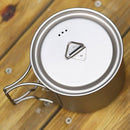 Titanium Cup 550Ml Ultralight Portable Pot Titanium Water Mug Cup For Outdo