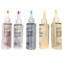 5 Colors Non Toxic Fabric Textile Tie Dye Kit Rubber Band Permanent Paint Craft