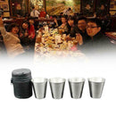 70ml 4pcs/Set Southern Railways Stainless Steel Tumblers/Cups--Hot/Cold New H5Q8