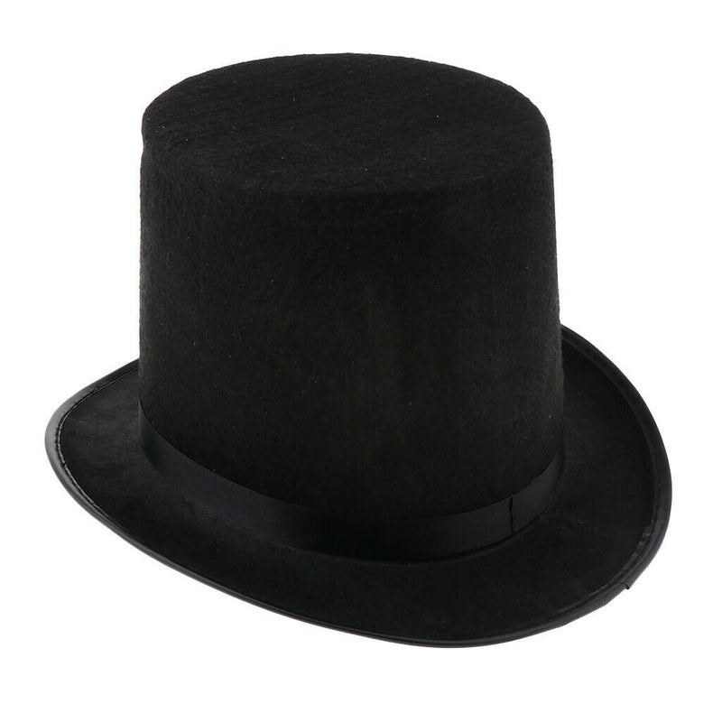 Novelty Top Hat for Adults - Magician Hat, Steampunk Fancy Dress Costume for