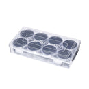 40Pcs 46mm Transparent Plastic Coin Holder Collecting Storage Box Newest Useful