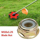 Universal M10x1.25 Left Hand Thread Blade Nut For Strimmer Cutter Trimmer B4B6