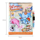 Cartoon Reusable Doodle Coloring Book Kid Painting Magic Water Drawing Book