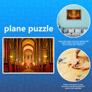 1000pcs DIY Church Interior Paper Puzzle Stress Relief Toys Handmade Gifts