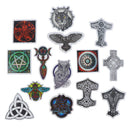 50PCS Magic Tatoo Symbols Amulet Stickers For Motorcycle Luggage Skatebo g+