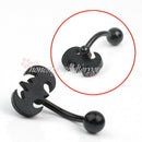 1Pc Fashion Steel Bat Man Belly Button Ring Navel Bar Stud Piercing Jewelry Gift