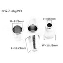 6Pcs Zinc Alloy Sportwear Clothes Rope Shoelace Cord Lock Stopper Fastener
