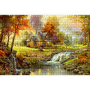 1000pcs DIY Cabin Jigsaw Paper Puzzle Educational Toys Assembling Gifts A
