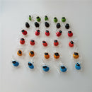 30x Ladybug Orchid Clips Plant Stem Stalks Vines Grow