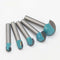 5Pcs 6mm Shank Round Nose Cove Core Box Router Bit Cutter for Woodworking