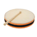 8" Wood Hand Drum Dual Head with Drum Stick Percussion Musical Educational  U9H1