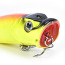 7cm 12g fishing lures hard baits artificial popper crankbait wobblers bait ME