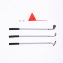 Golf Pen Set Mini Desktop Golf Game Putting Green Flag Ballpoint Pens Red