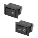 Lots 10Pcs Car Truck Boat Round Rocker 12V 16A 2-Pin ON/OFF Toggle SPST Switches