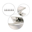 Stainless Steel Fillet Clamp fish Cleaning Board Deep jaw Clip & Screws U5G1
