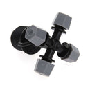 10pcs 4 Outlet Micro Spray Cooling Garden Irrigation Sprinkler w/ Connector