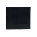 1x Car Interior Sun Visors Tri-Fold Makeup Mirror Travel Accessories ABS+Glass