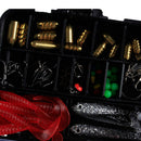138pcs Fishing Equipment Set Space Beans Luminous Stops Soft Lure Fish Bait