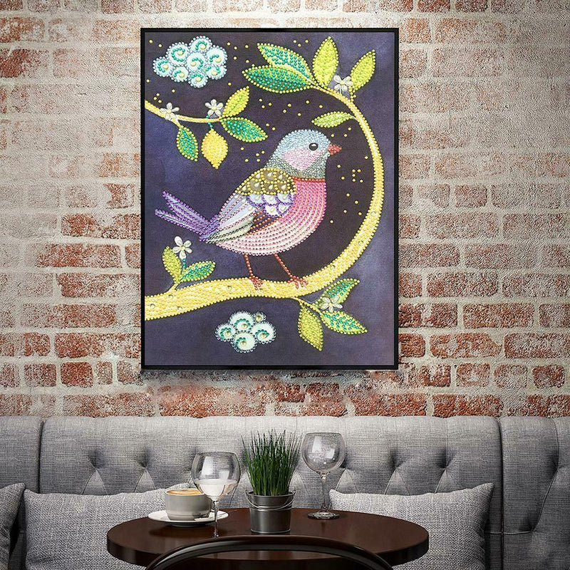 5D DIY Special Shaped Diamond Painting Bird Cross Stitch Mosaic Craft Kits