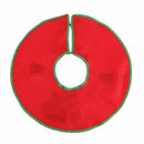 18 inch Red Christmas Tree Skirt Xmas Tree Skirt Base Cover Decorations