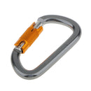 28KN Rock Climbing Rappelling Tree Carabiner Screw Locking Key Chain buckle