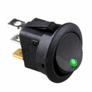 8PCS LED Dot Light 12V Car Auto Boat Round Rocker ON/OFF TOGGLE SPST SWITCH Y9V2