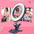 Type Black Rotatable Selfie Photography Beauty Flash Dimmable Light Fill