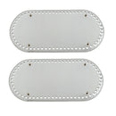 2x Rivet PU Bag Pad Shaper Base Bottom Insert for Hand-woven DIY Bag Purse